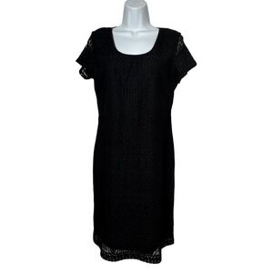 Ronni Nicole Black‎ Dress Women's SZ 10 Lace Fully Lined Elegant Party Cocktail
